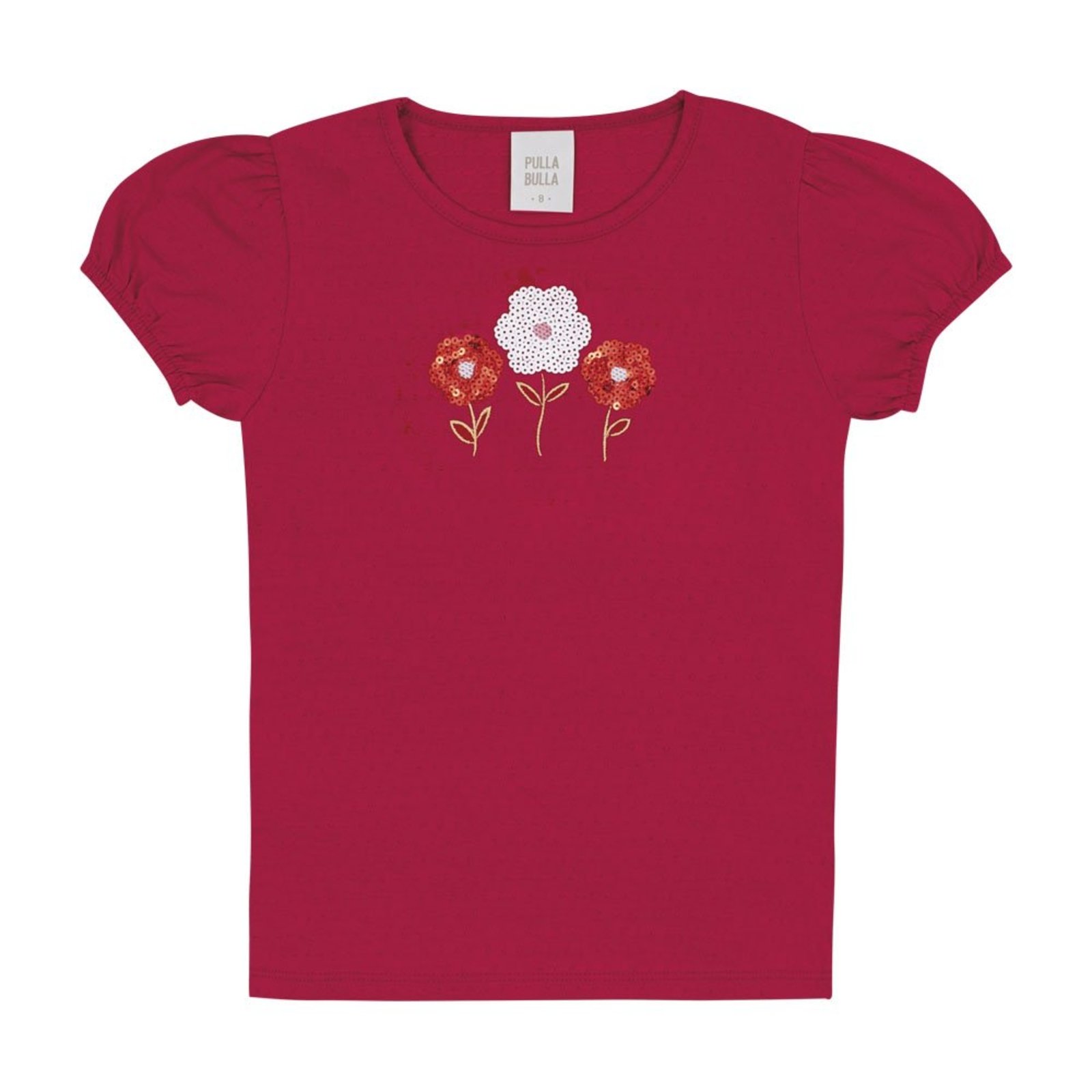 Infantil - Blusa Vermelho Pulla Bulla Menina - 53404-65