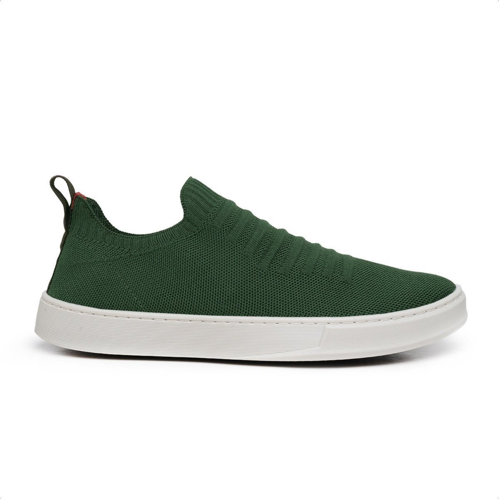 Tênis Meia Masculino Lavini Sapatenis Knit Palmilha Silicone Verde
