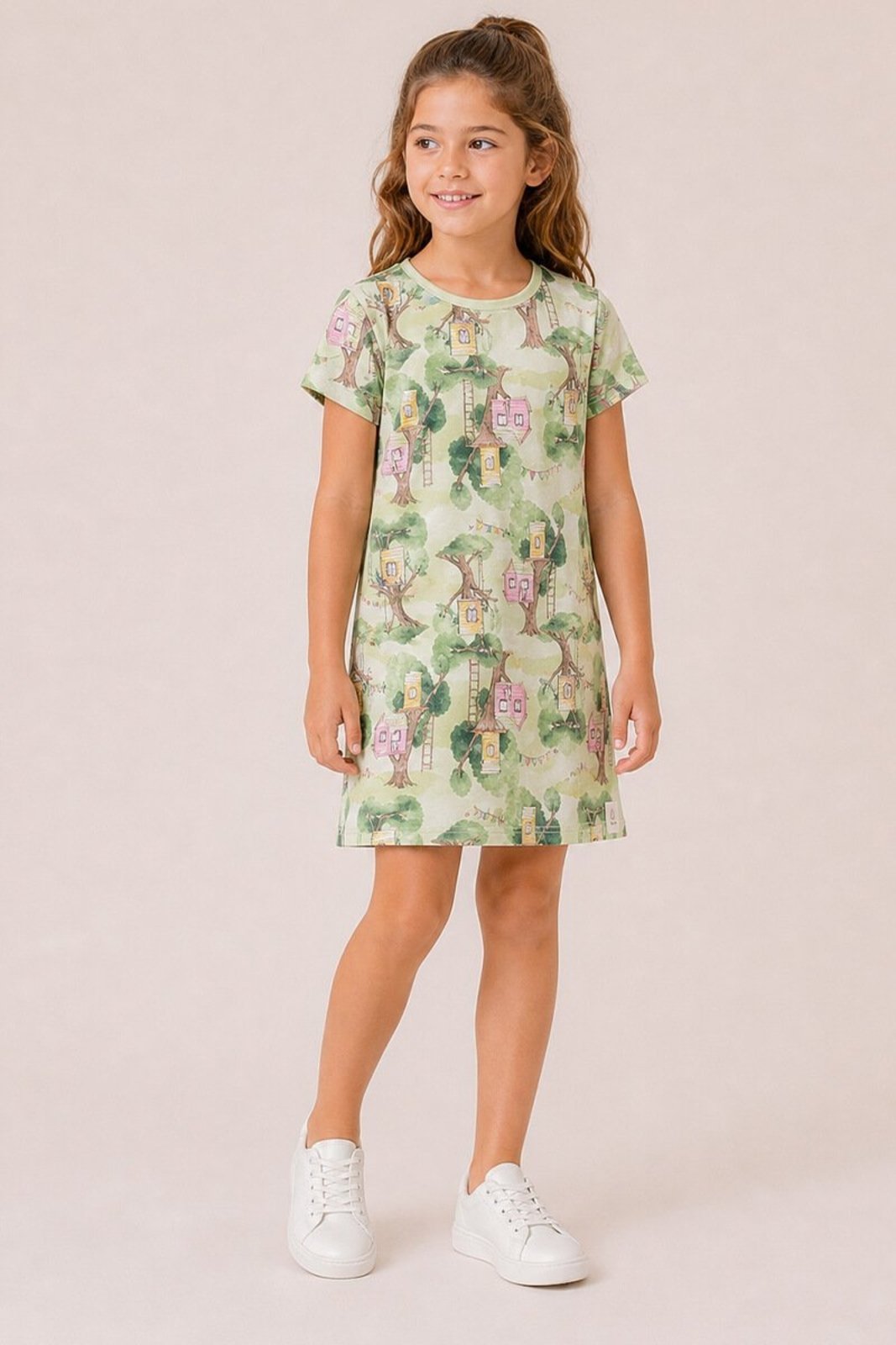 Infantil - Vestido Bugbee em Cotton Estampado