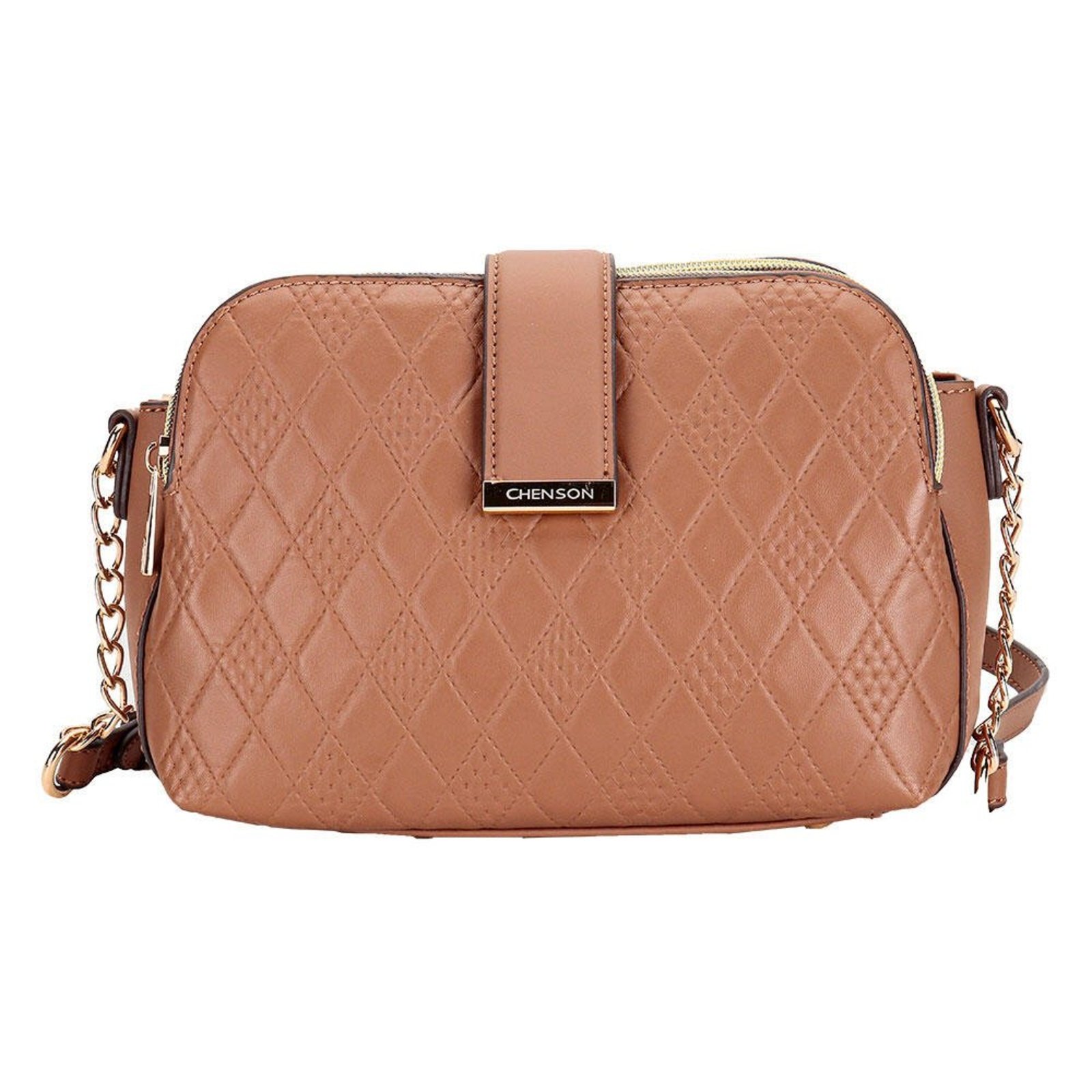 Bolsa Feminina Transversal Chenson Cg85262 1825262 Café