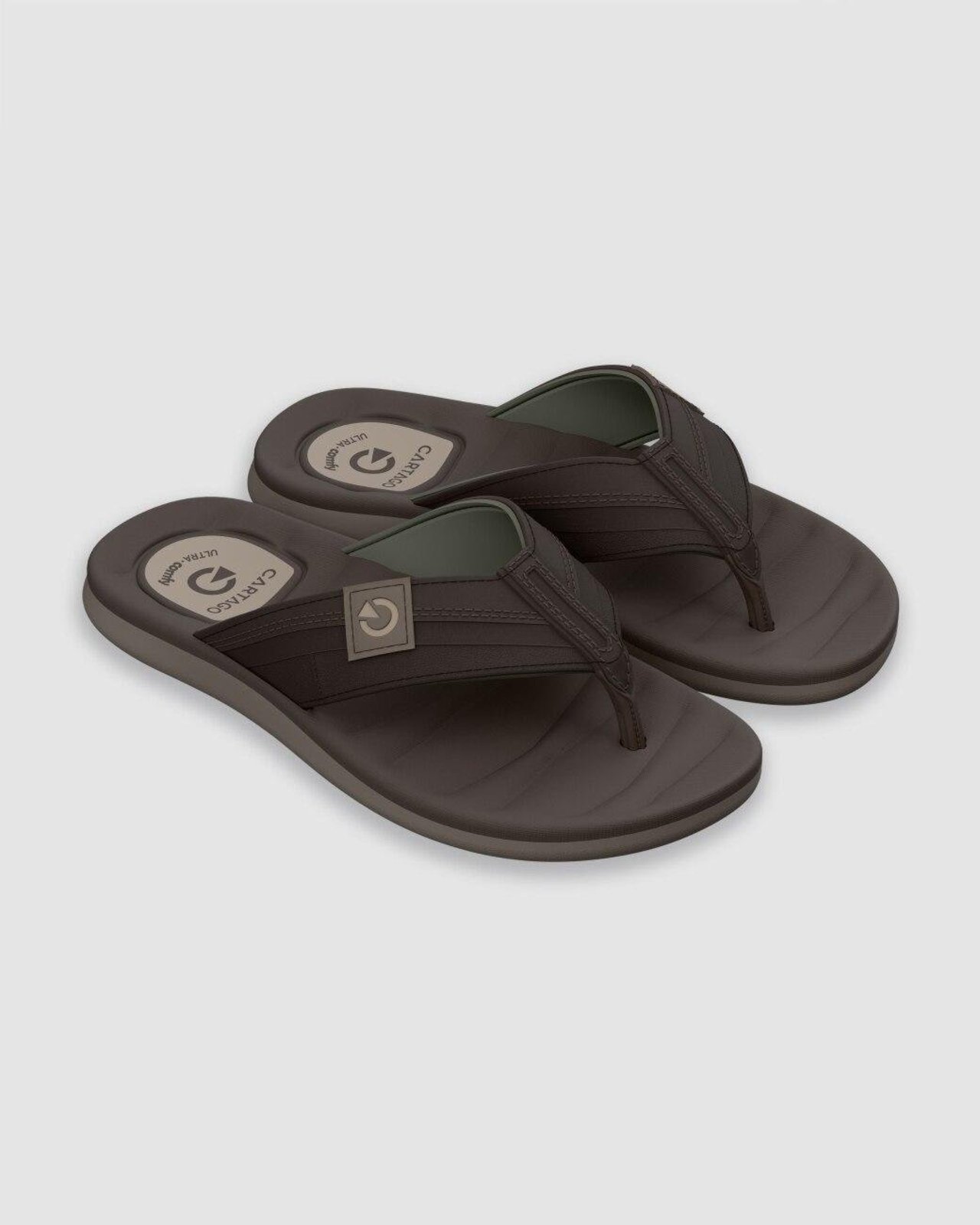 Chinelo Masculino Cartago Sintra II Marrom