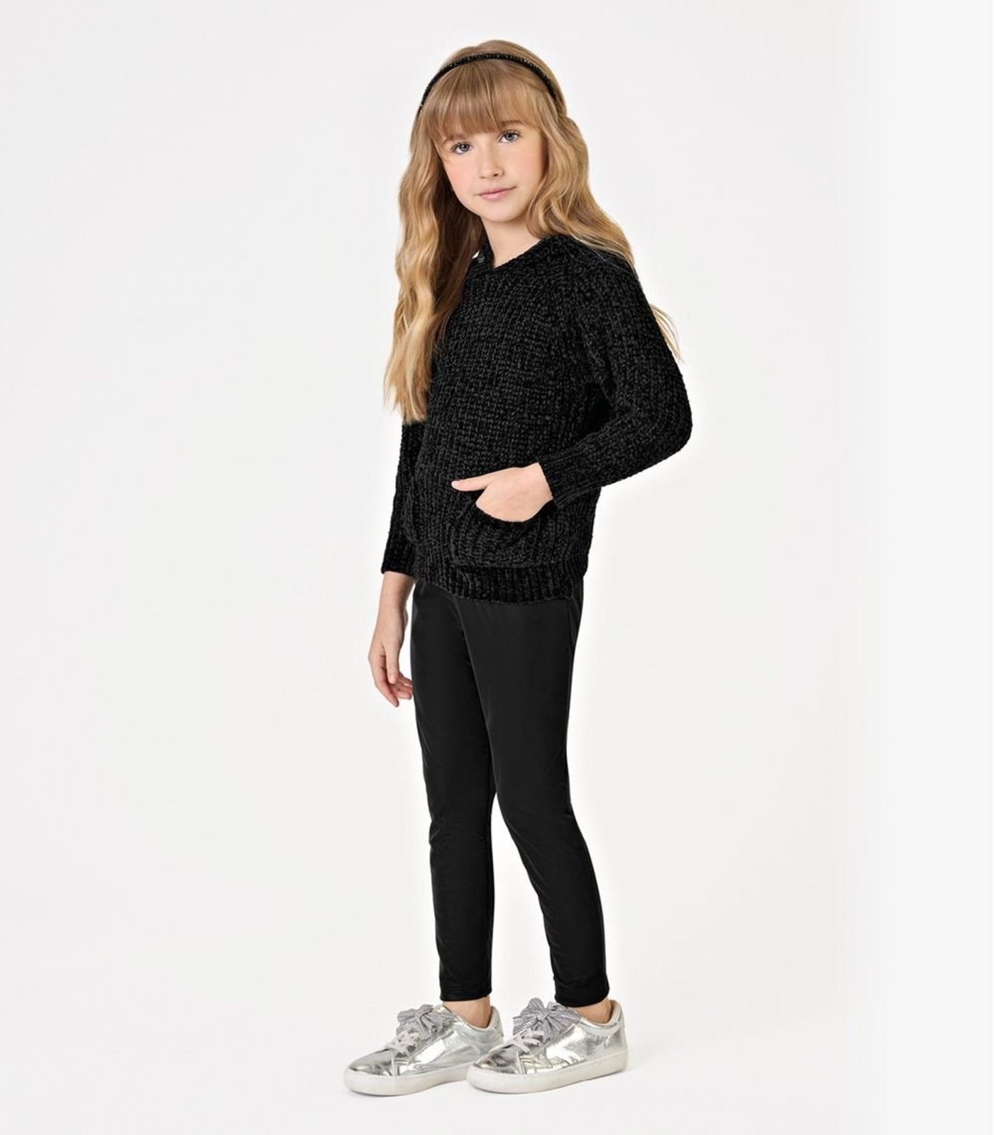 Infantil - Calça Legging Feminina Trick Nick Preto