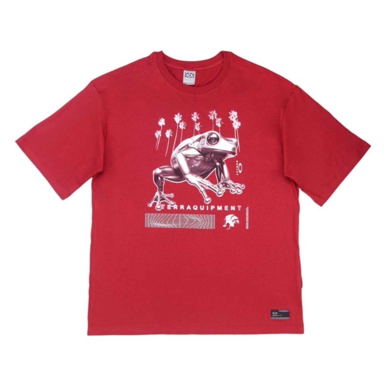 Camiseta Oakley Frog 2075 Tee Vermelho