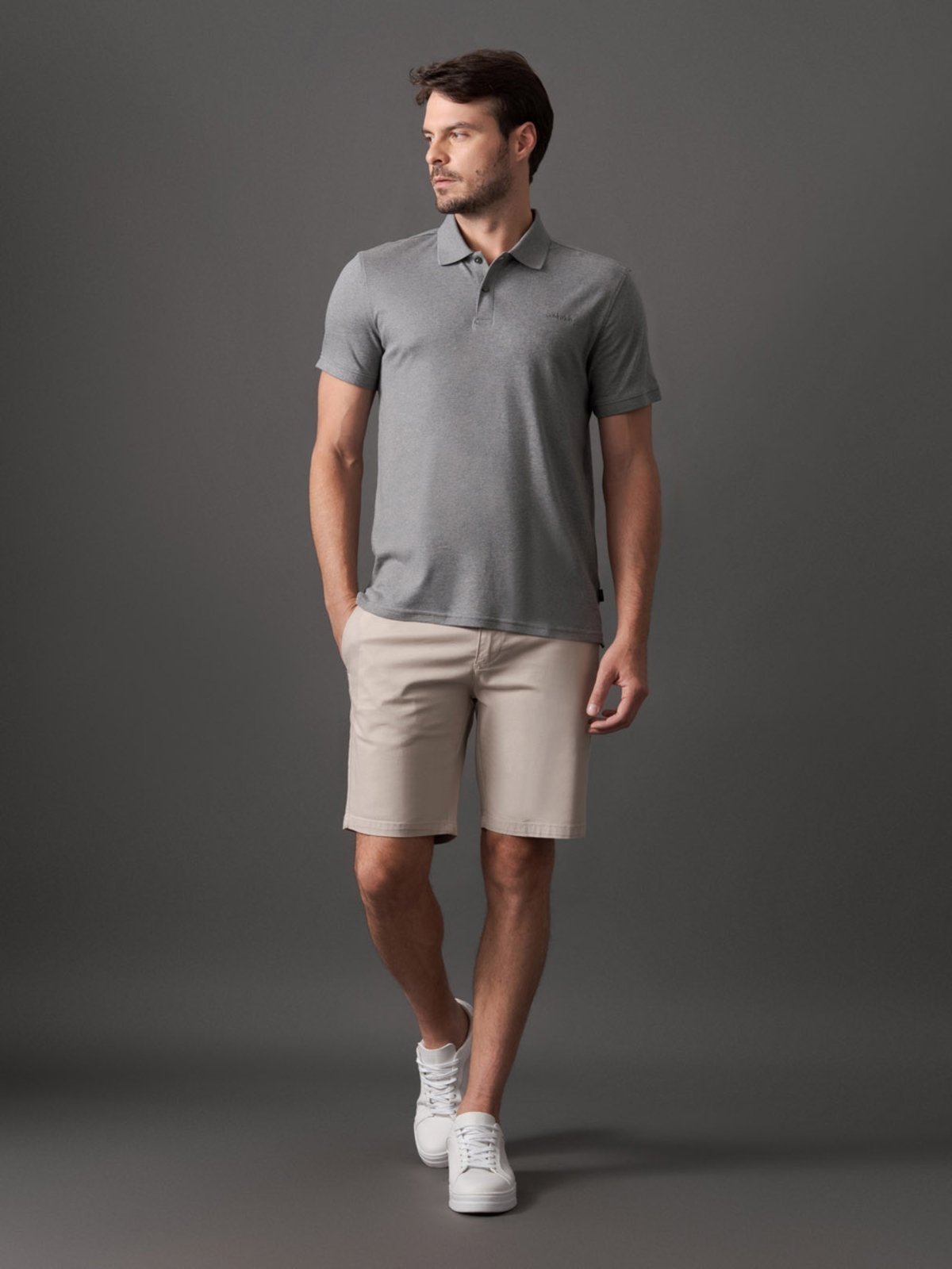 Polo Masculina Liquid Touch Calvin Klein - Mescla CKS Premium Label
