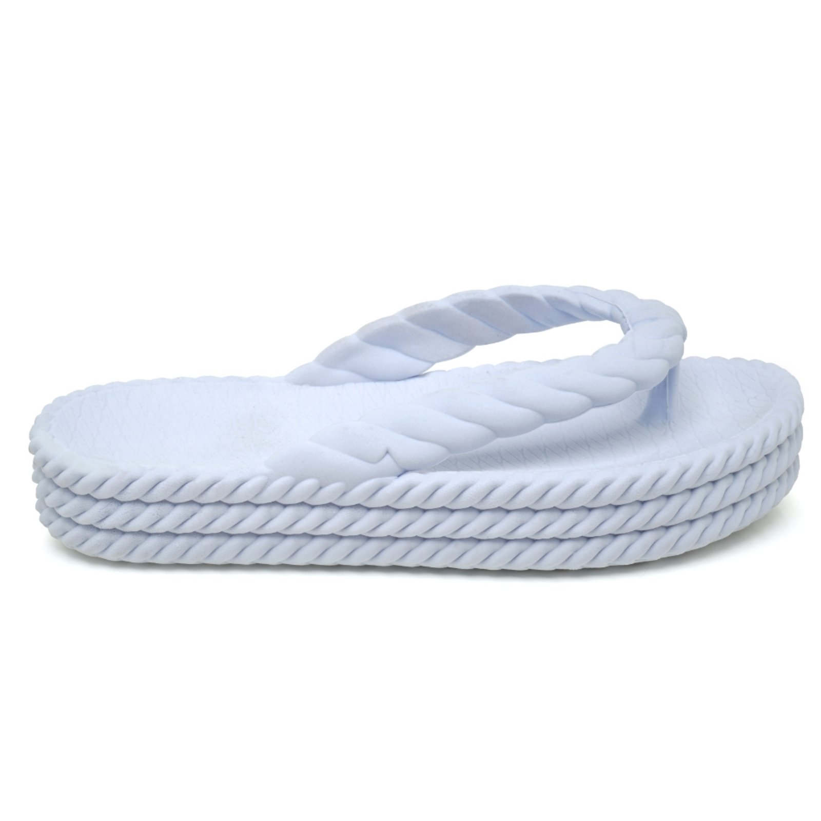 Chinelo Revalis Conforto UltraSlide Dedo Trança Branco- Super Confortável