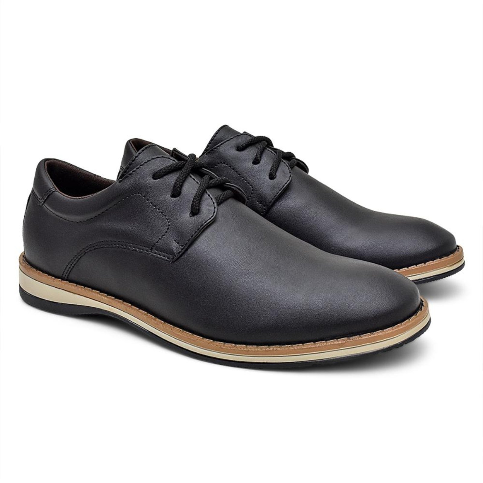 Tenis Casual Moda Italiana para Casamento Festa Formatura Preto