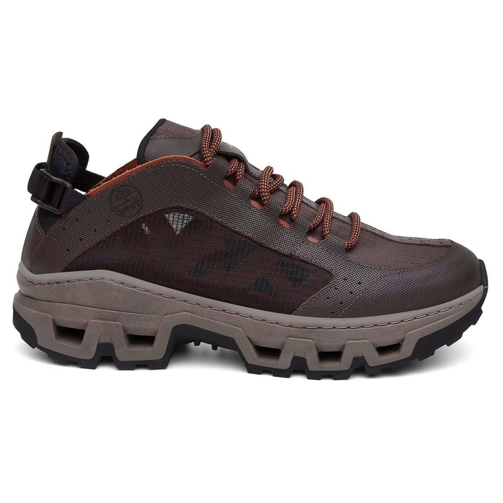 Tênis VNT Adventure Solado Bicomponente Tratorado Antiderrapante Trekking Marrom
