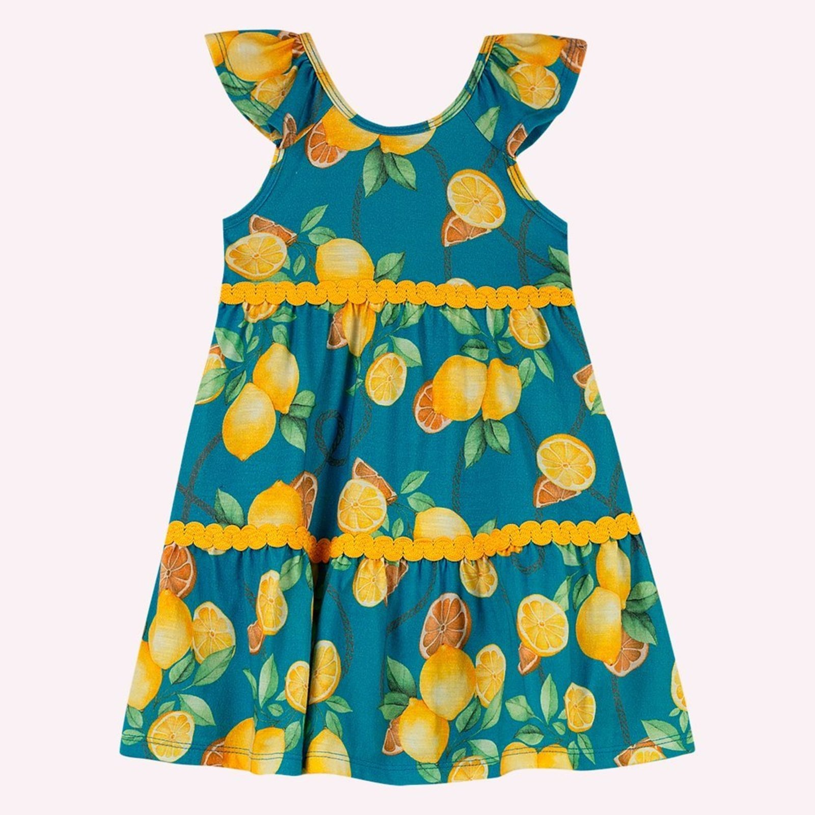 Infantil - Vestido Menina em Algodão Nanai