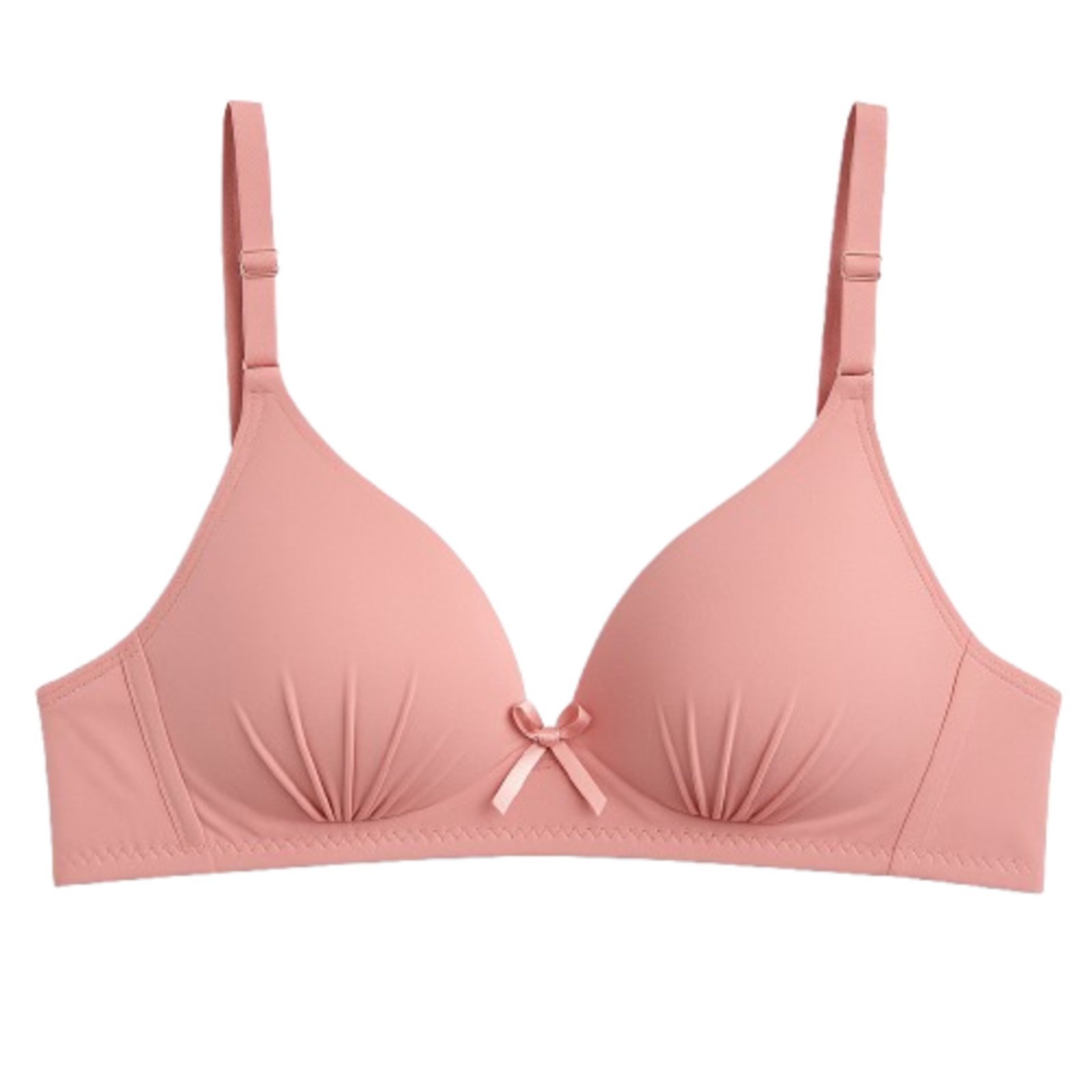 Sutiã Com Soft Bojo Reflexo Íntimo Básico Alça Ajustável Uso Dia a Dia Rosa