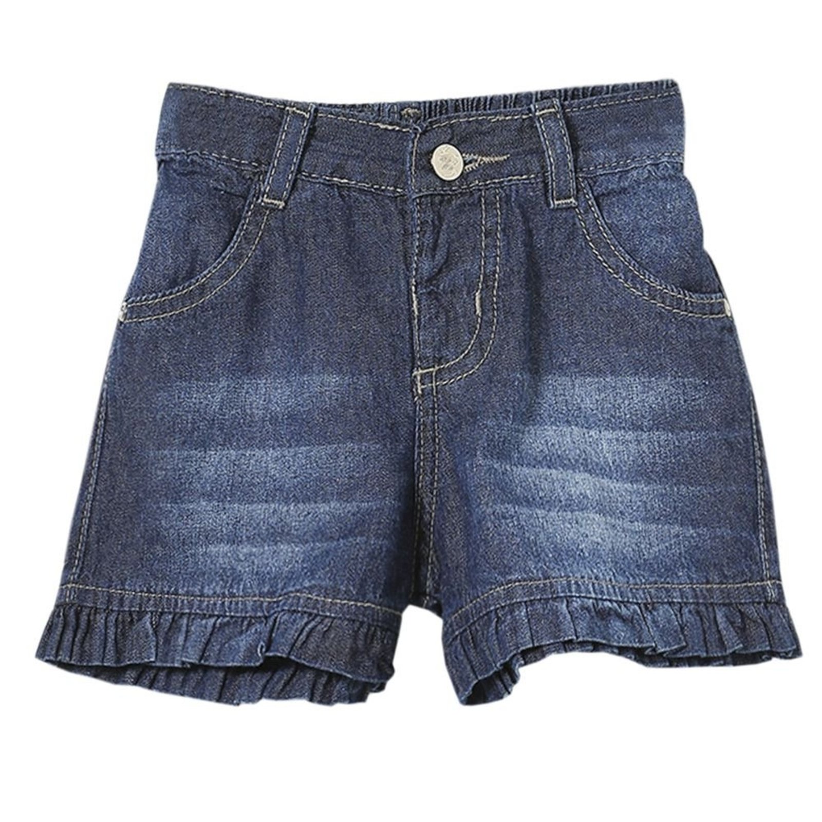 Infantil - Shorts Look Jeans Marmorizado Jeans