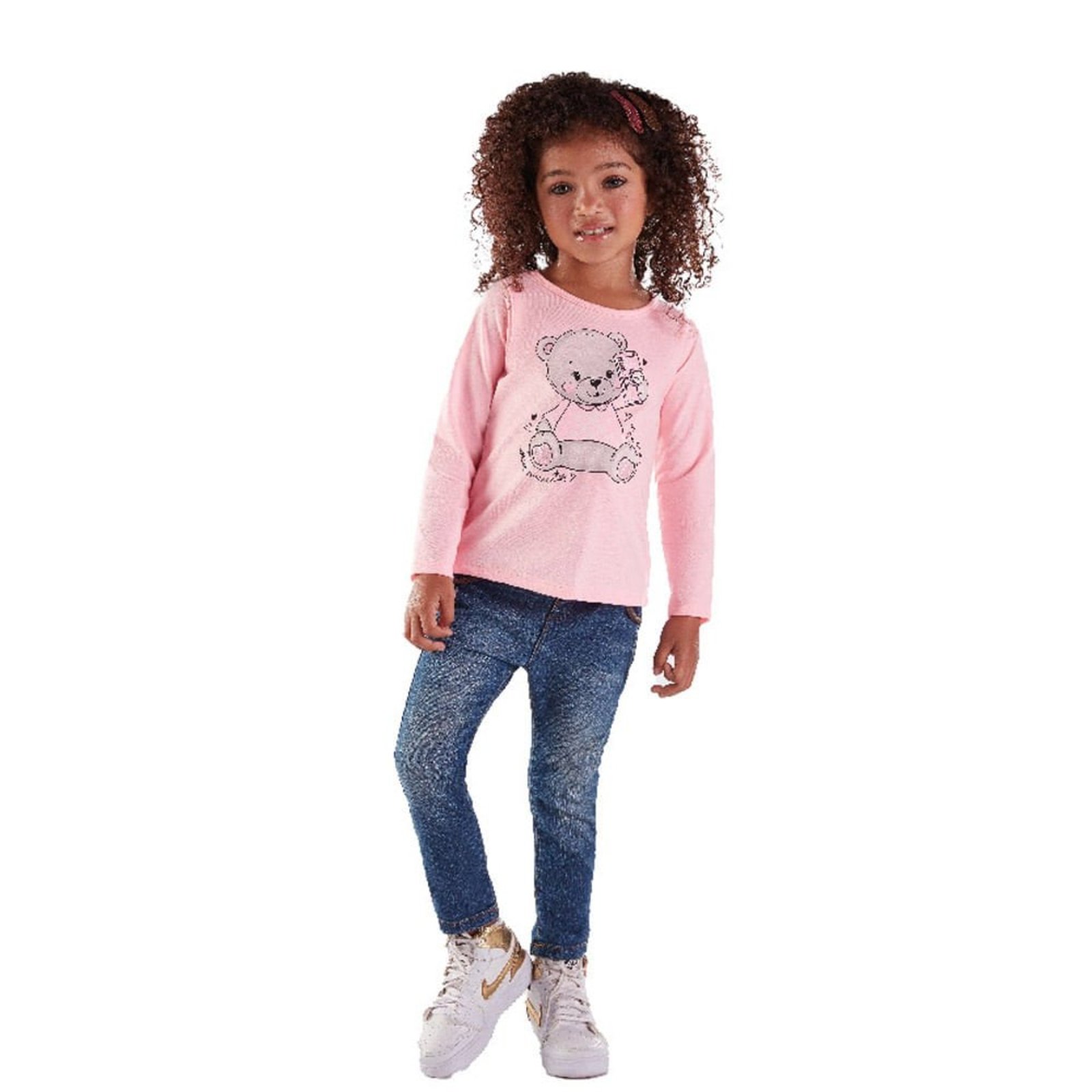 Infantil - Blusa Menina - Natural - 47201-68 Bege