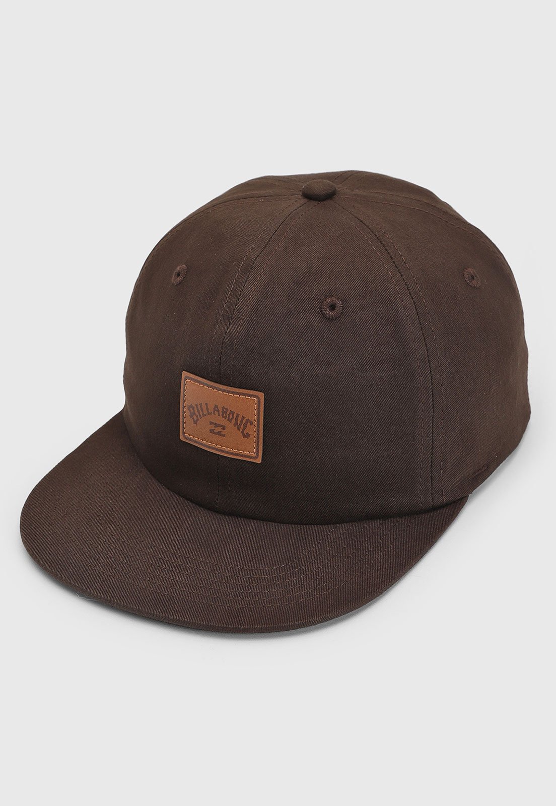 Vista 3 Boné Masculino Billabong Leather Patch marrom Billabong marrom