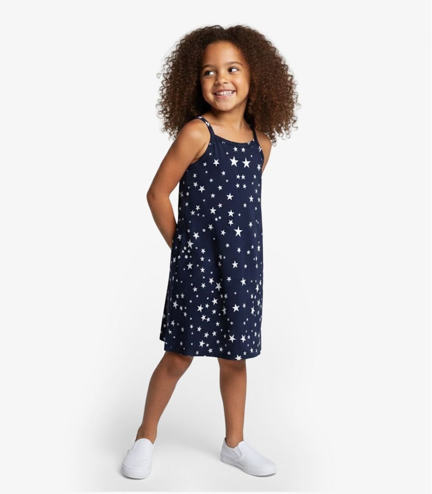 Infantil - Vestido em Cotton Leve Rotativo Select Azul