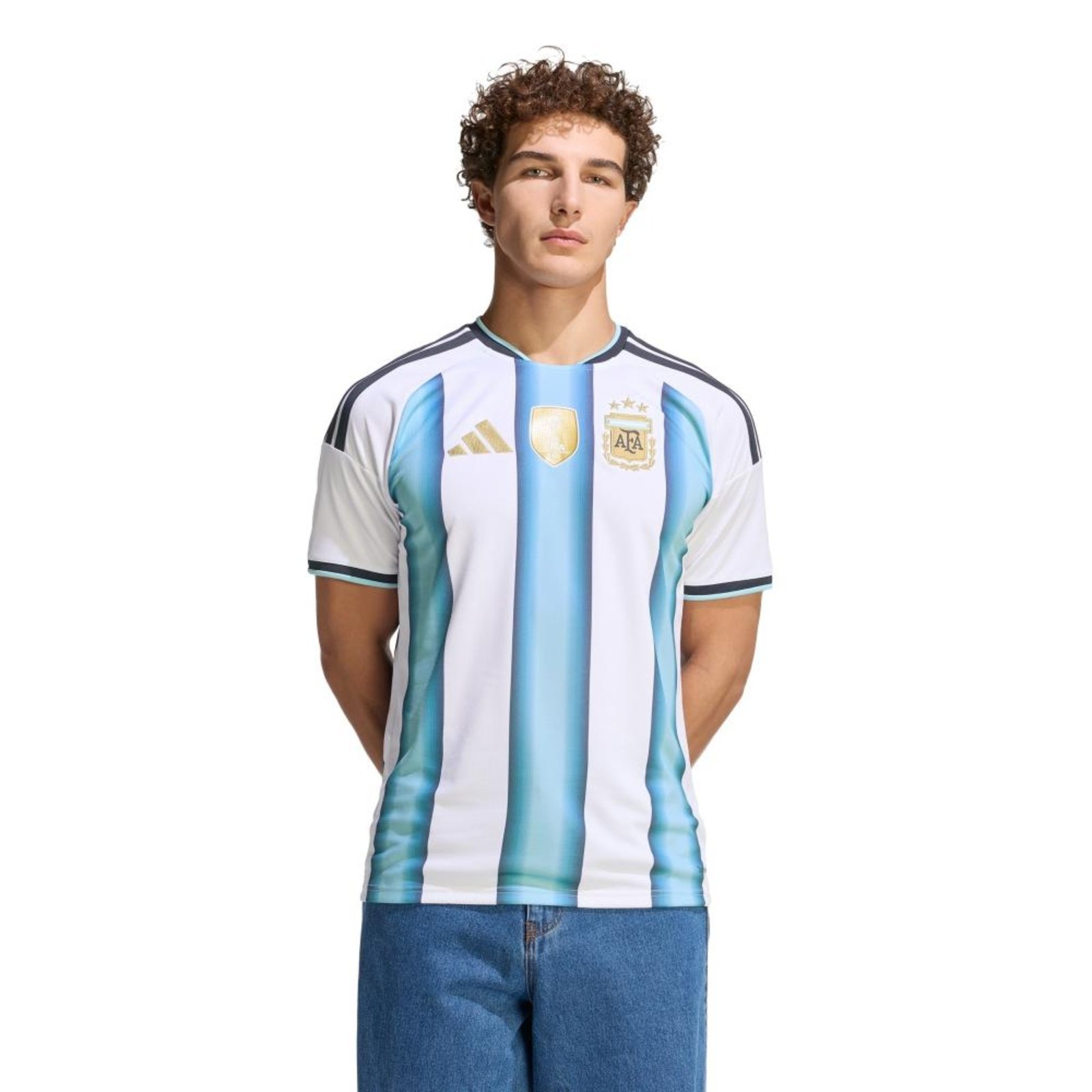 Camisa Titular da Seleção Argentina 26 adidas Performance Branco