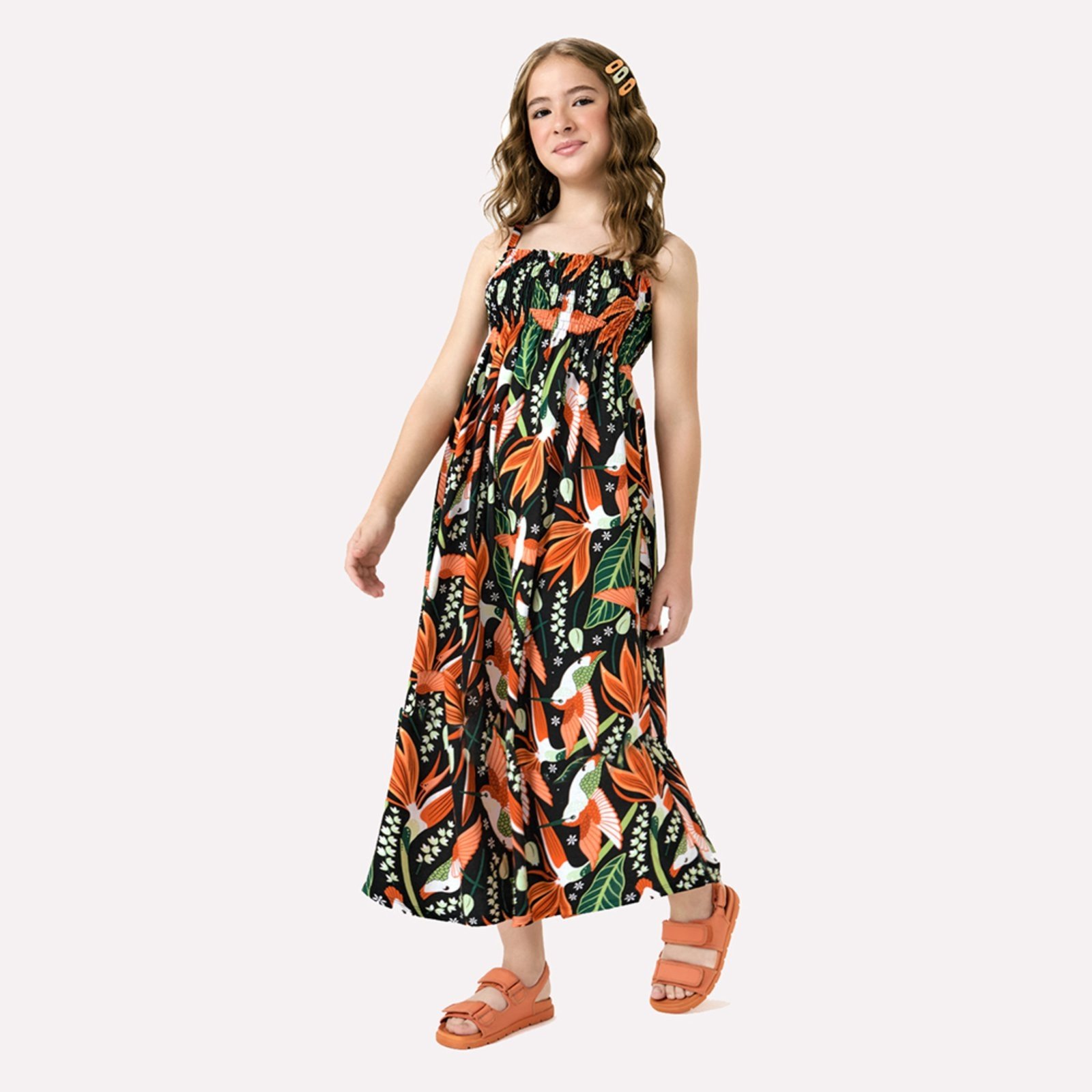 Infantil – Vestido Menina Beija-flor Kyly