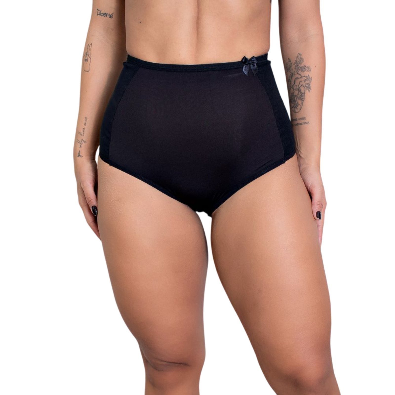 Kit 3 Calcinhas Cinta Modeladoras Lingerie Alta Compressão Cós Alto Duplo Modela Silhueta Pós-operatório