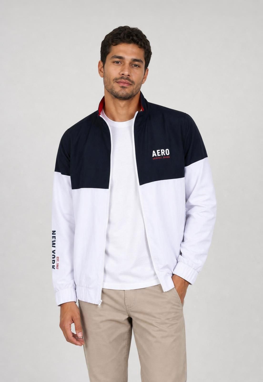 Jaqueta Masculina Aeropostale Duo Color Azul Marinho