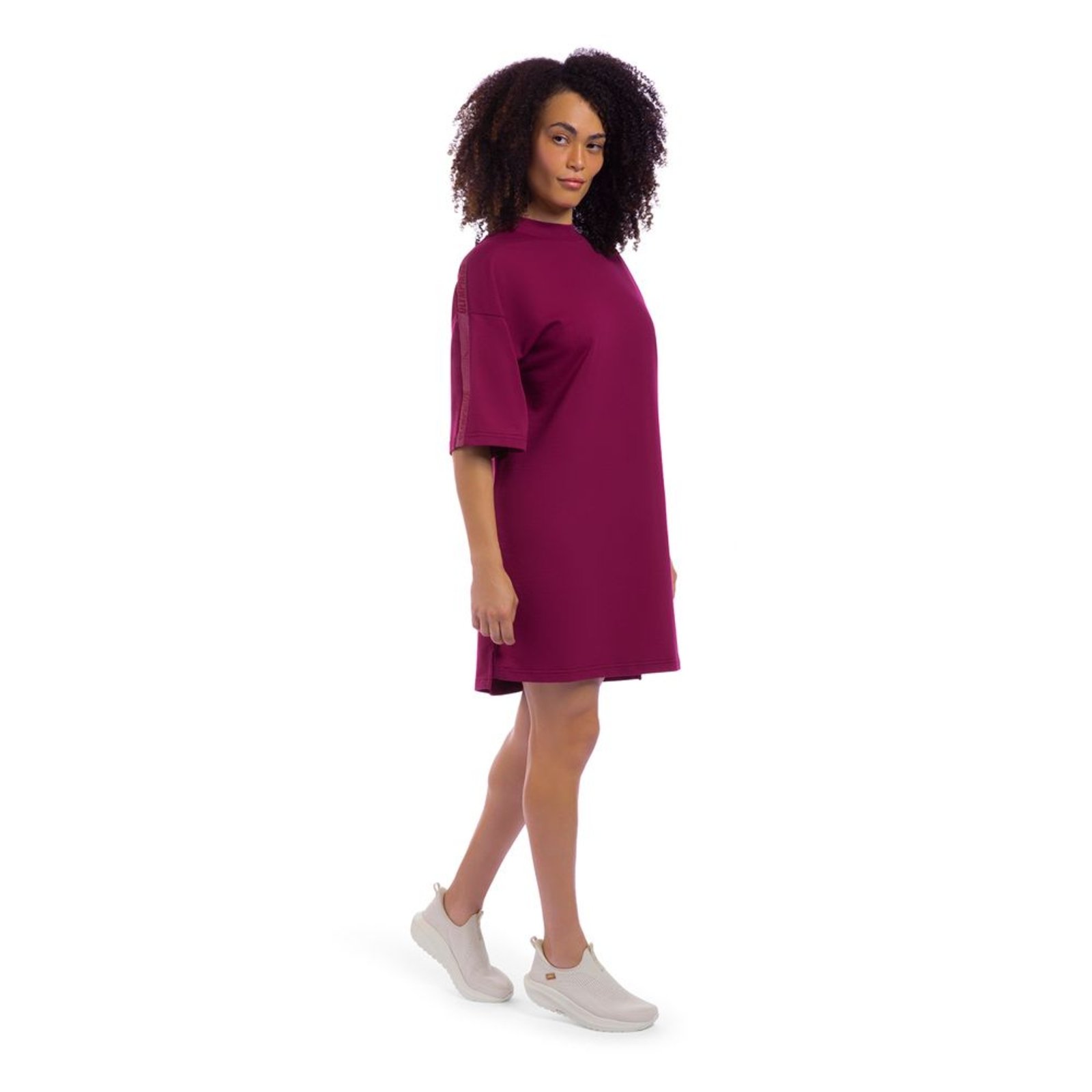 Vista 3 Vestido Comfy Tape Olympikus Feminino G rosa OLYMPIKUS rosa