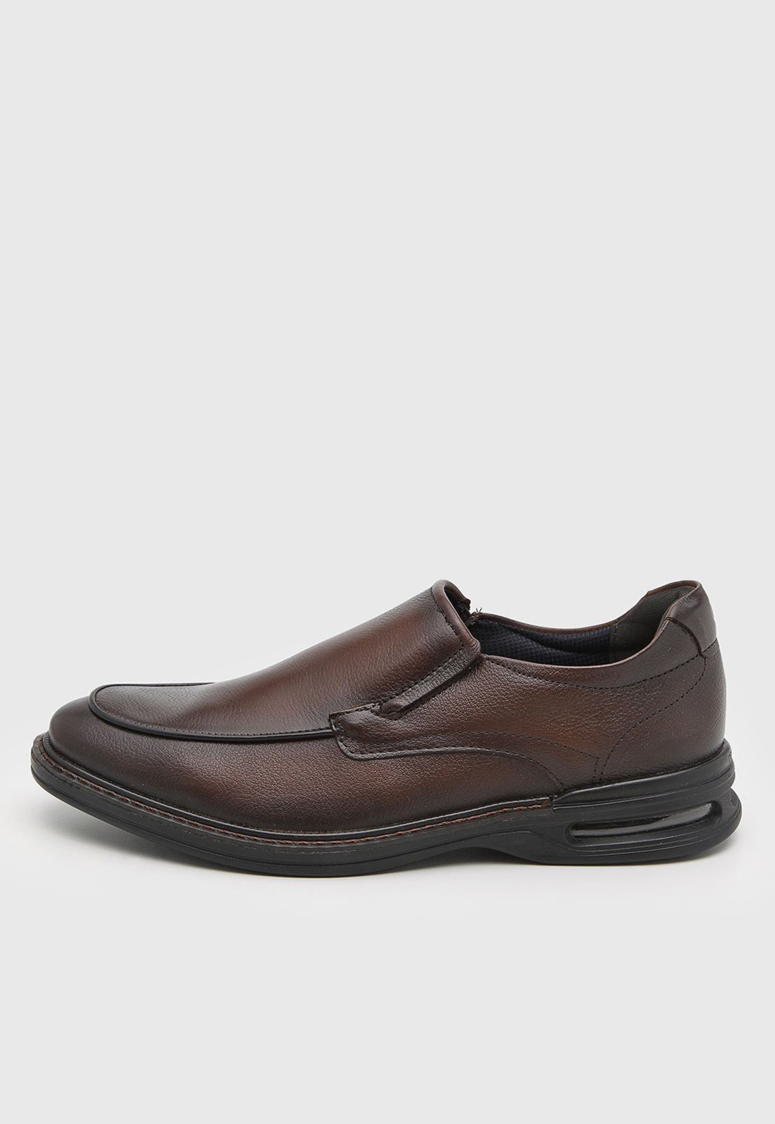 Sapato Social Masculino Democrata Magnum Couro Marrom