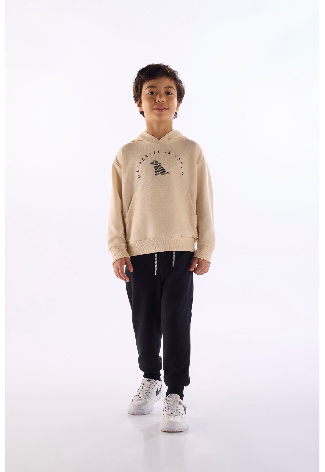 Infantil - Conjunto Blusão e Calça Quimby Bege