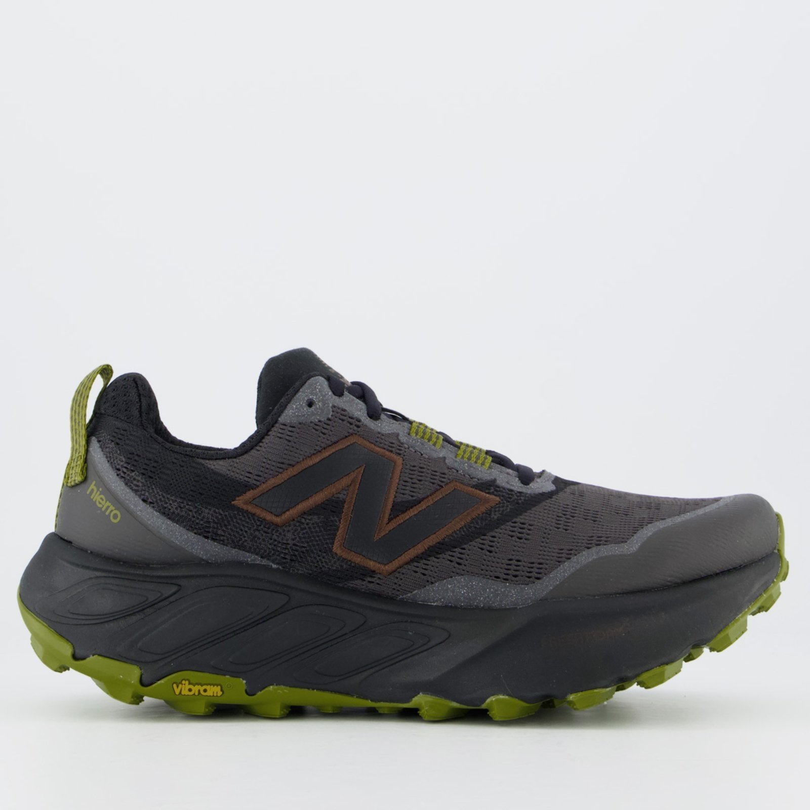 Tênis New Balance Fresh Foam X Hierro V9 Preto e Verde