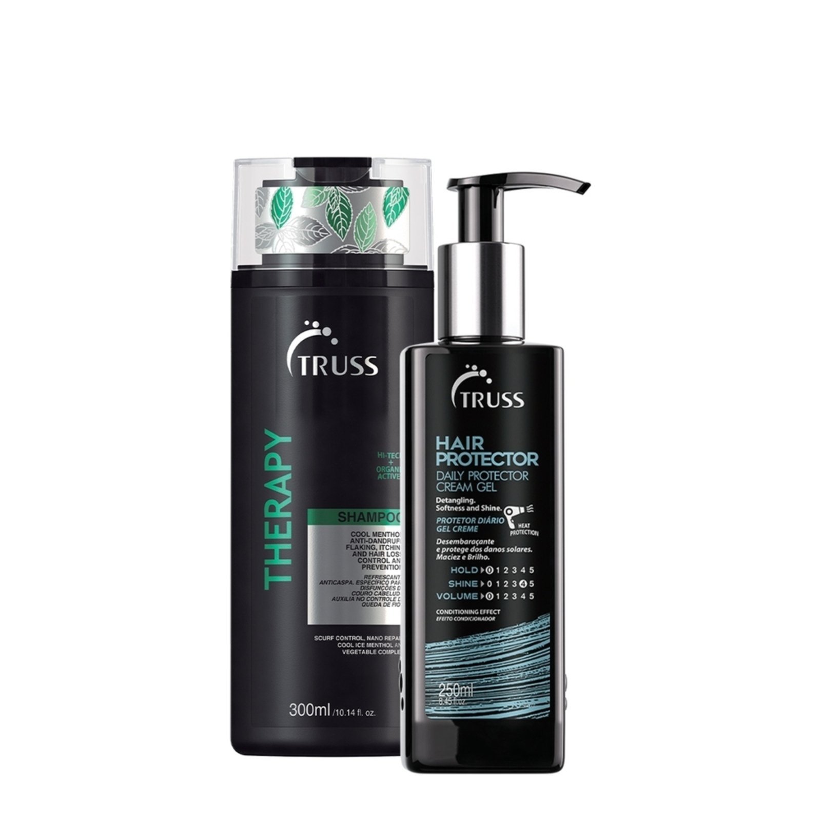 Vista 2 Kit Truss Therapy Shampoo e Hair Protector (2 produtos) multicolorido Truss multicolorido