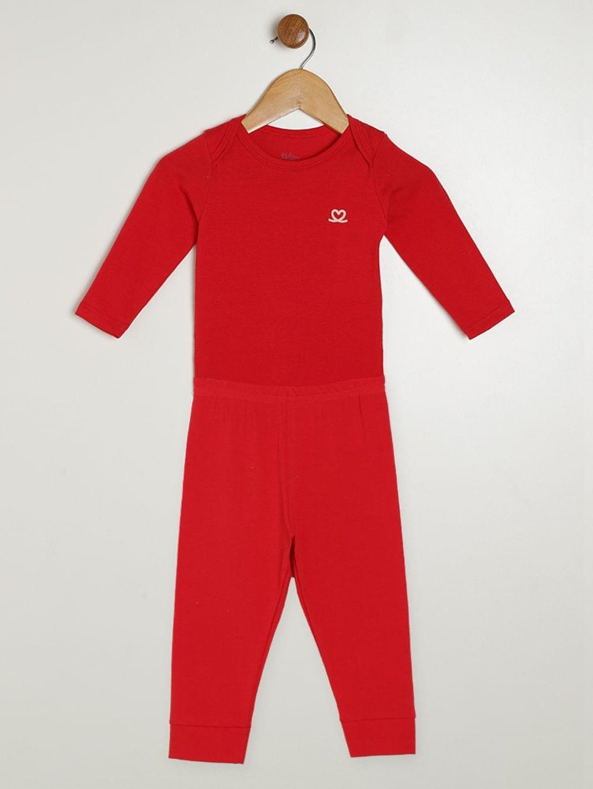 Pijama Longo Para - VERMELHO