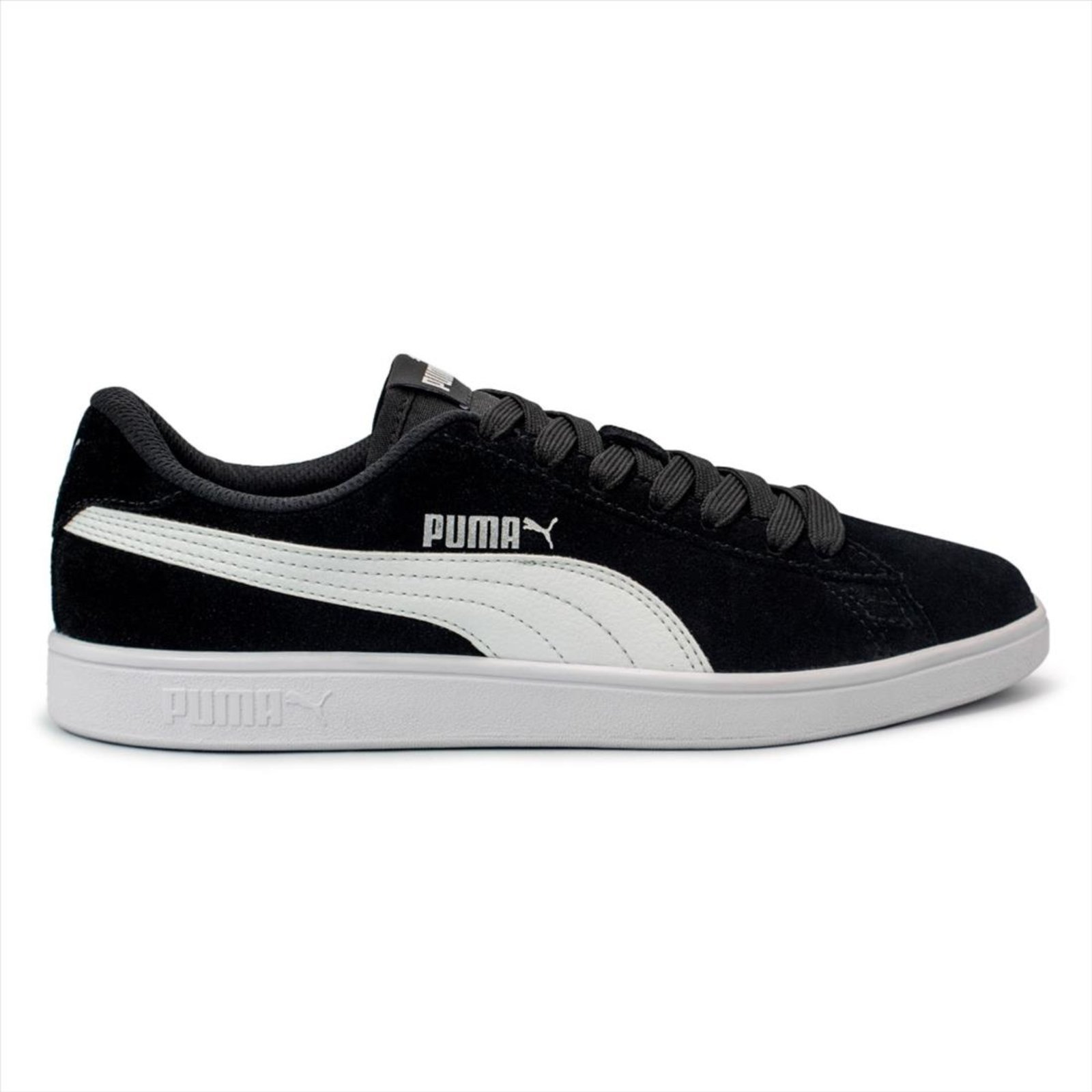 Vista 2 Tênis Puma Feminino Casual Smash V2 Bdp preto Puma preto