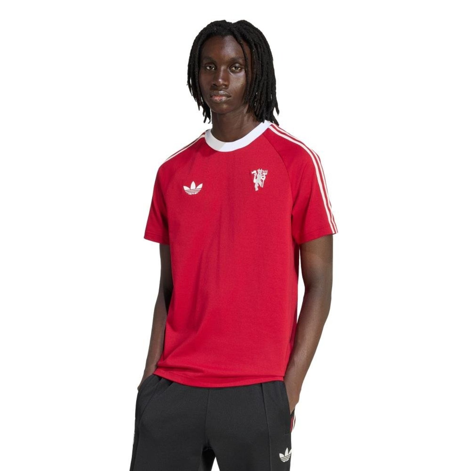Camisa Manchester United Football Club Originals adidas Performance Vinho