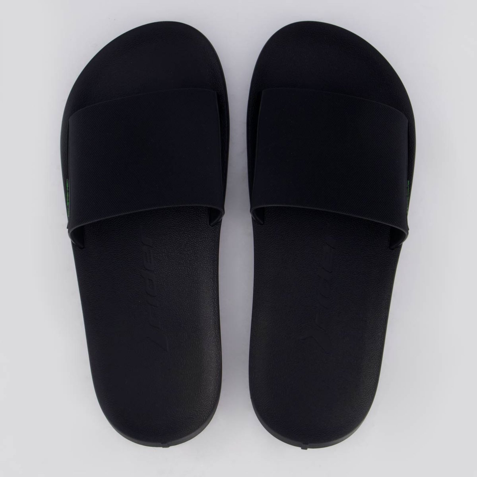 Chinelo Slide Rider Feel Preto e Verde