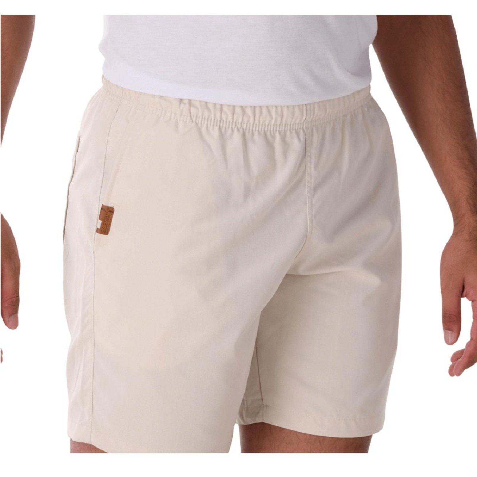 Bermuda Resort Casual Masculina Ogochi 004544101 Bege