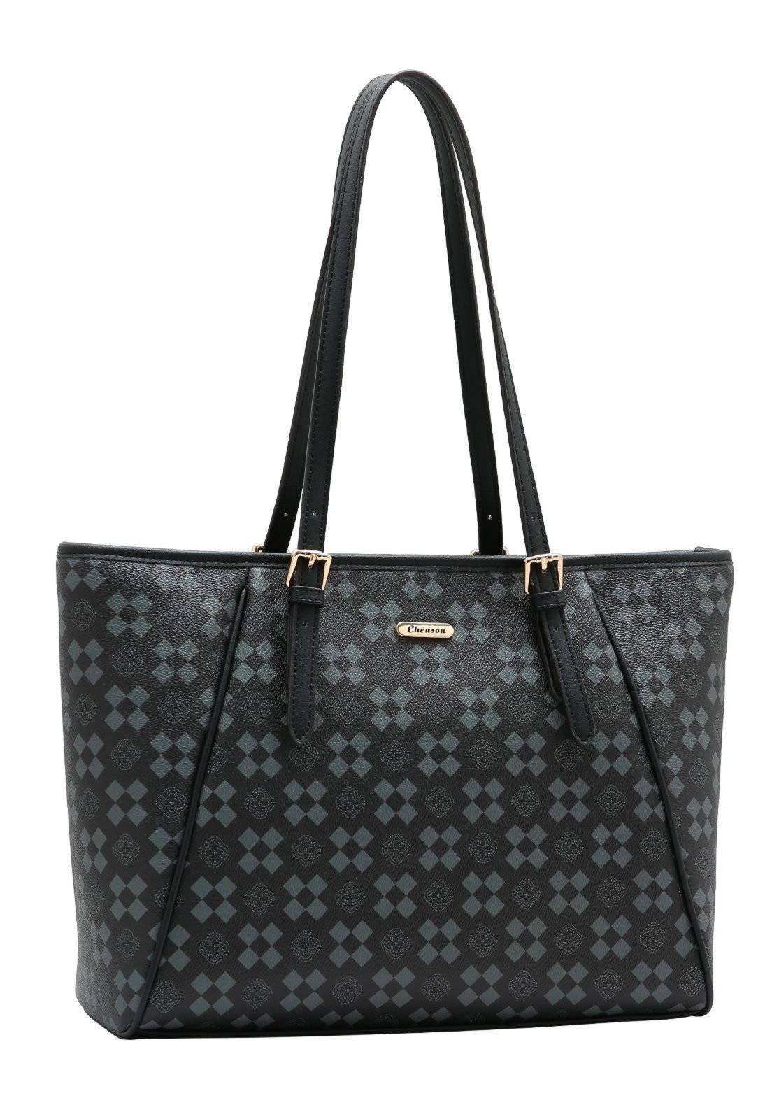 Bolsa Feminina Chenson New Elemento Gráfico 3485292 Preto