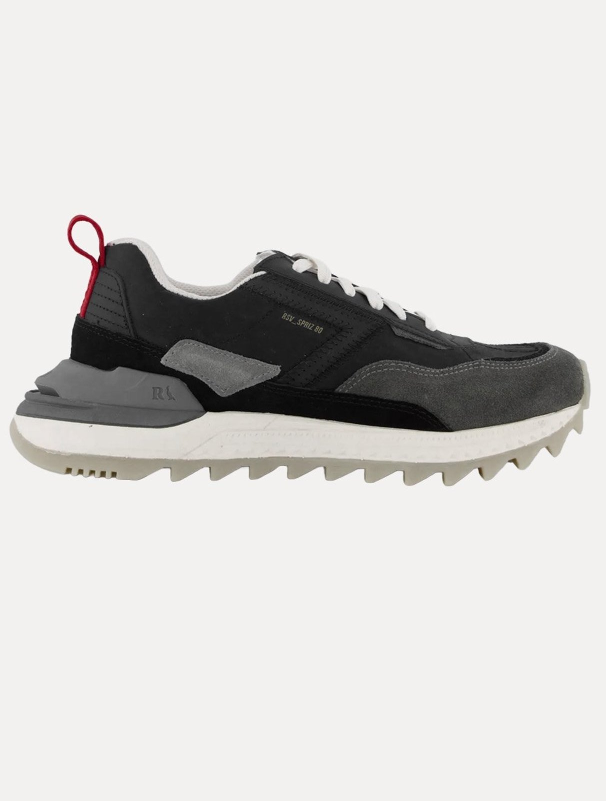 Tênis Reserva Masculino Spriz 80' Cinza Escuro/Preto/Cáqui
