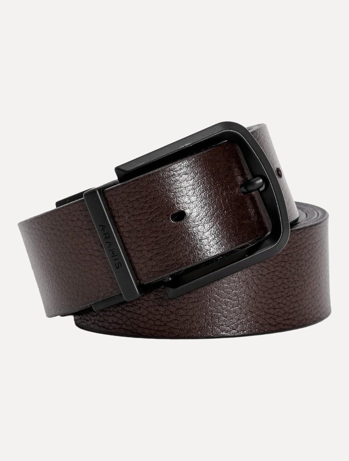 Cinto Aramis Masculino Dupla Floater Marrom Café/Preto