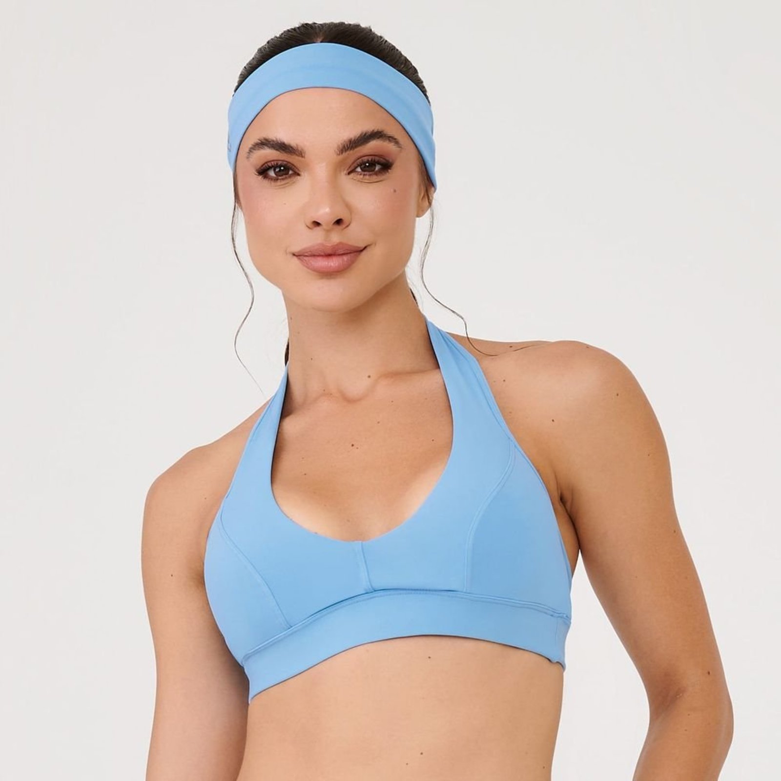 Vista 2 Top Frente Única Poliamida Soft Donna Carioca azul Donna Carioca azul