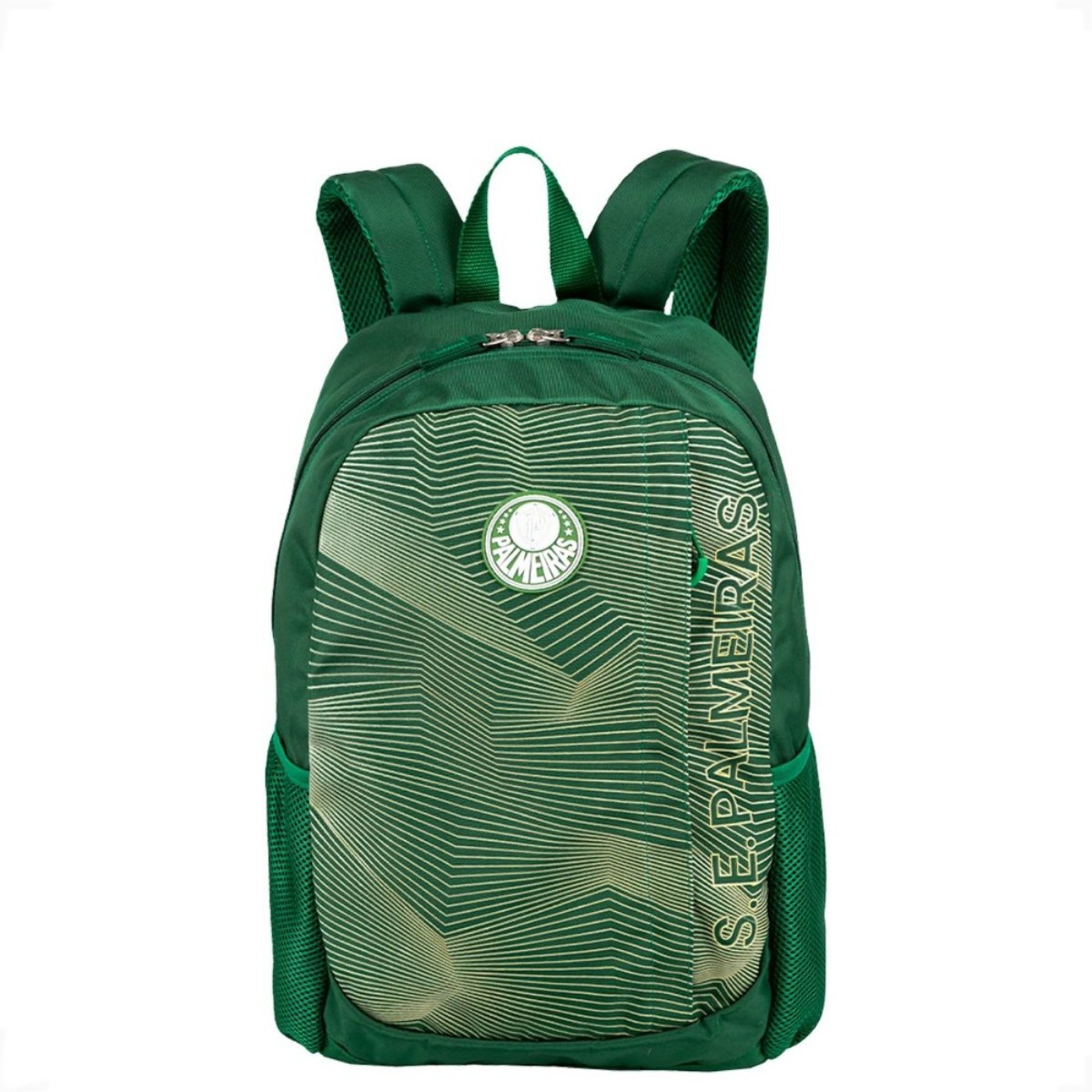 Infantil - Mochila Sestini Palmeiras Torcedor Escudo Emborrachado 21L Verde