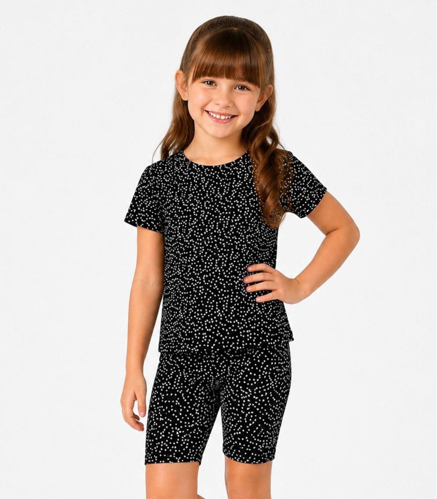Infantil - Conjunto Camisa Com Ciclista Select Preto