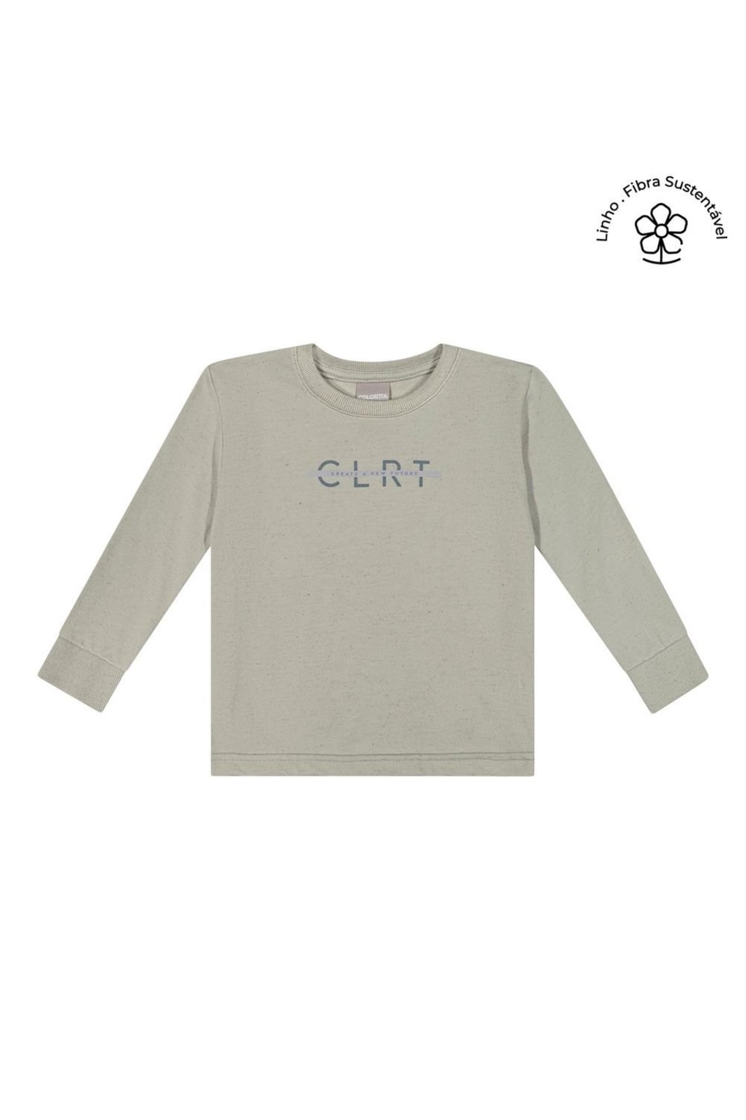 Infantil - Camiseta Manga Longa Menino Colorittá Verde