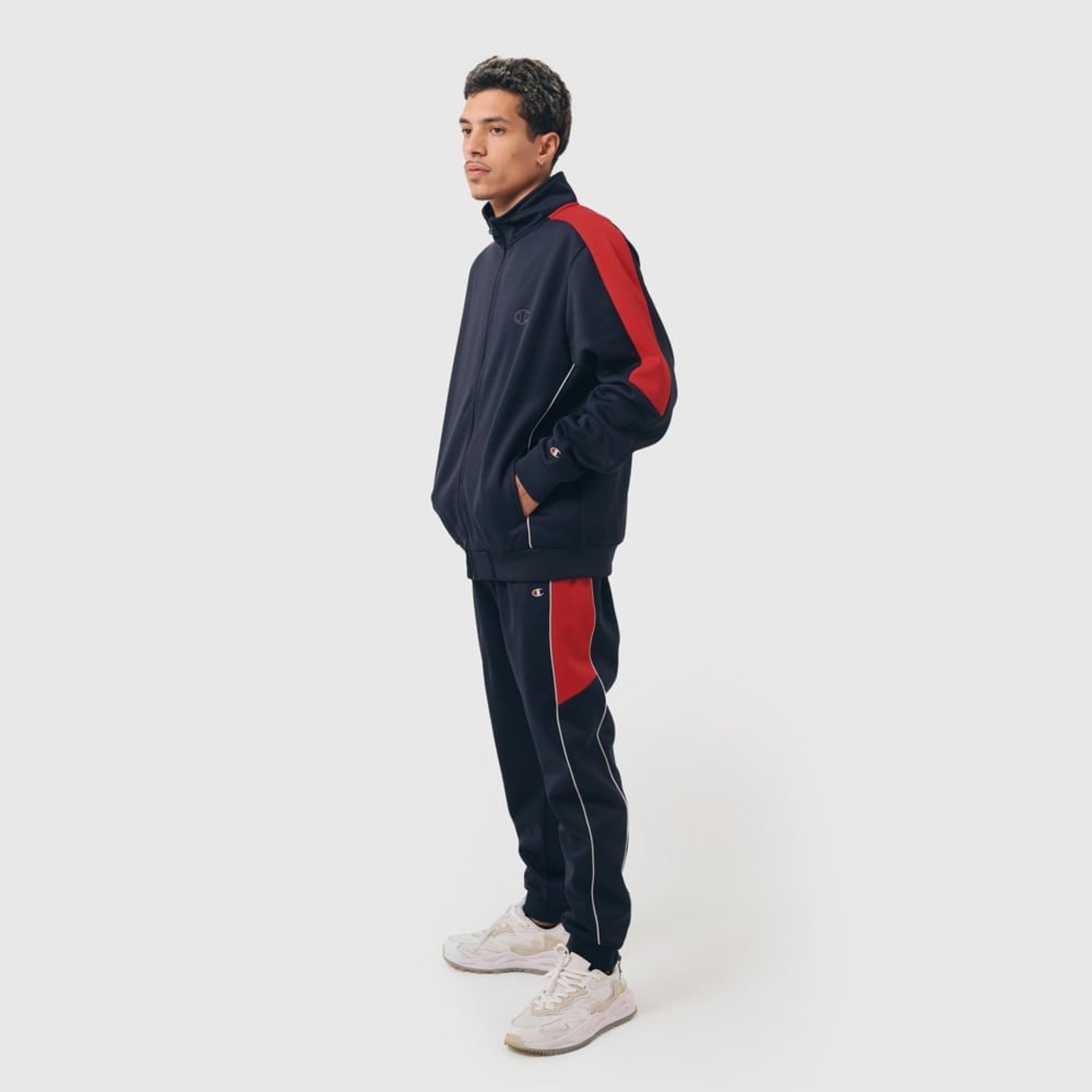 CONJUNTO TRACKSUIT CHAMPION ACTIVE TWO TONE OUTLINE LOGO