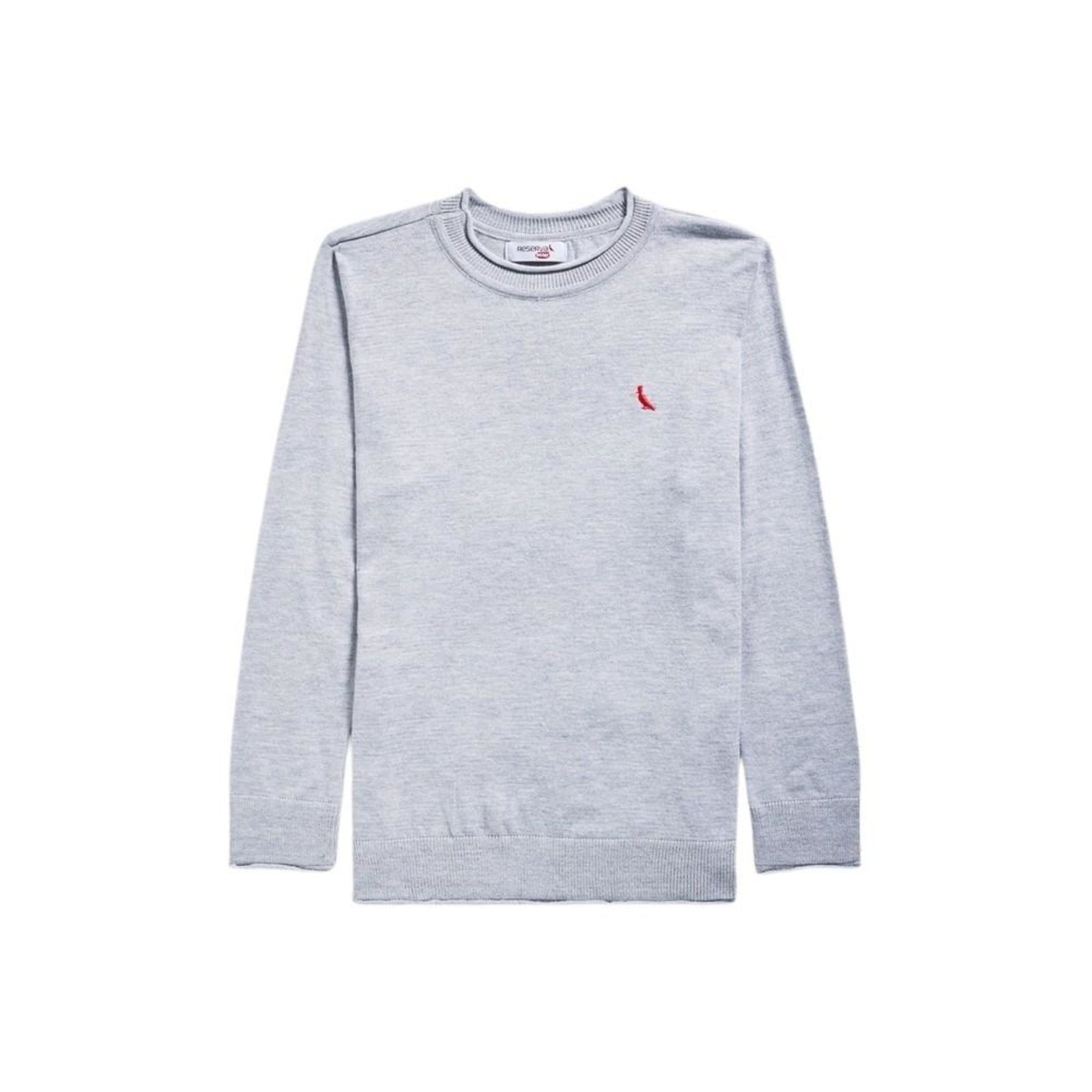 Infantil - Casaco Tricot Careca Comfy Reserva Mini Cinza