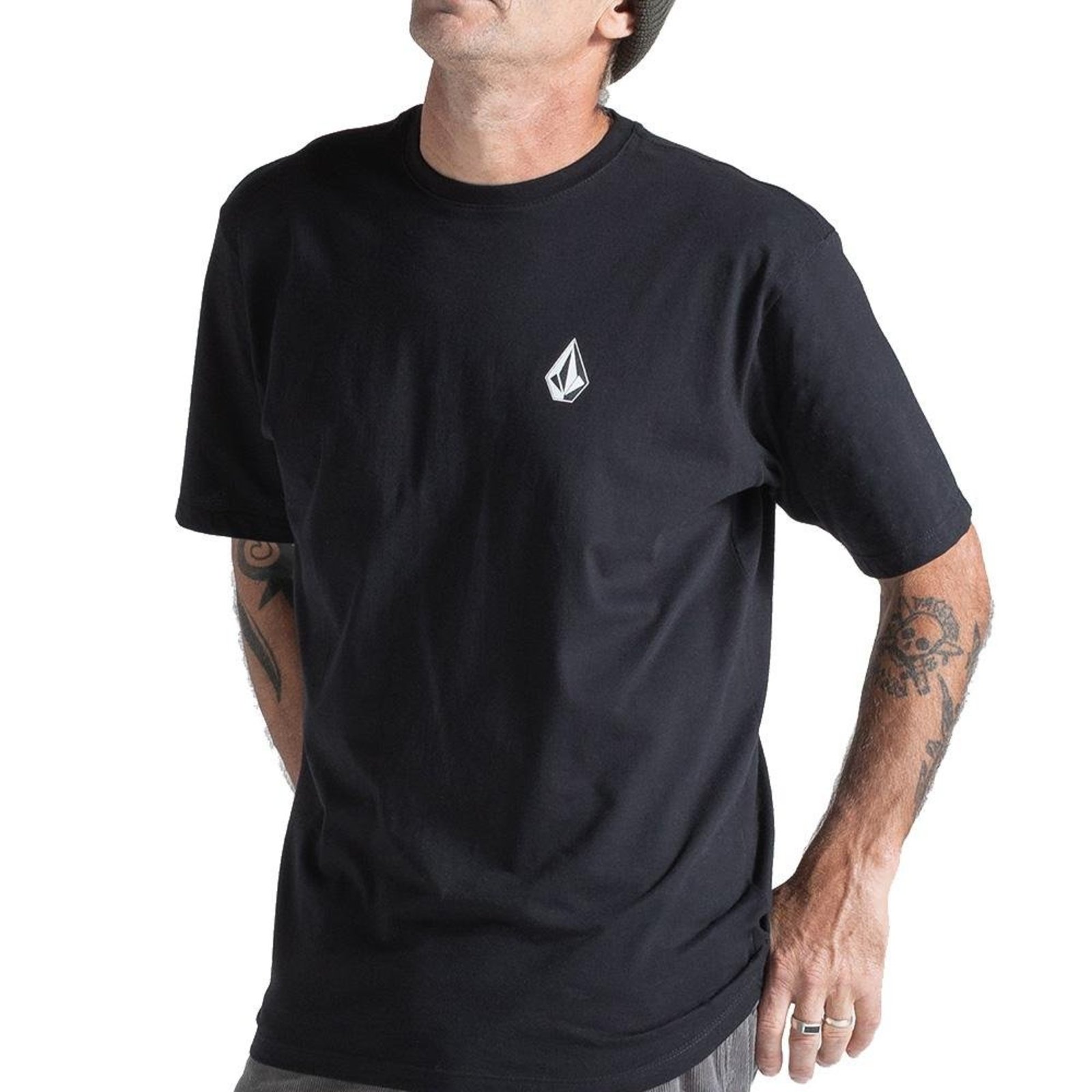 Camiseta Volcom Iconic WT26 Masculina Preto