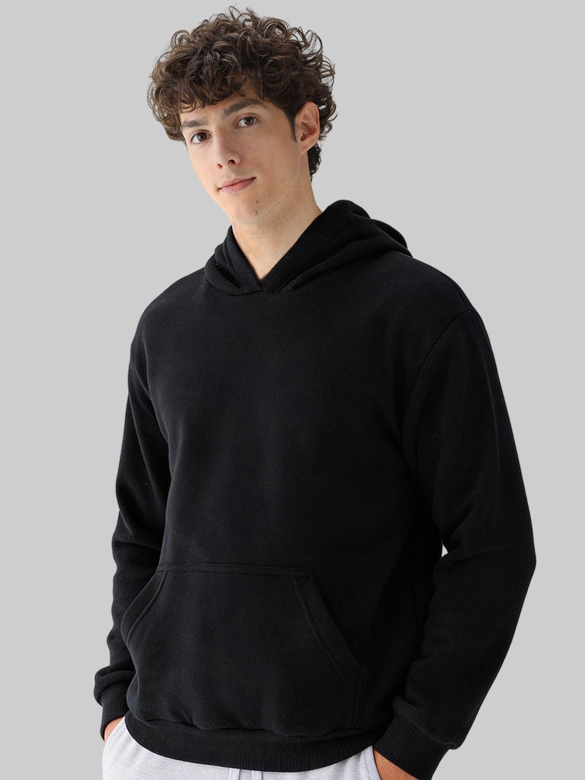 Moletom Canguru Masculino Liso Benellys Preto