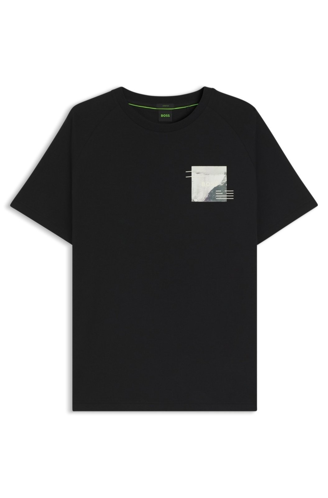 Camiseta De Ajuste Descontraído Com Detalhes Refletores