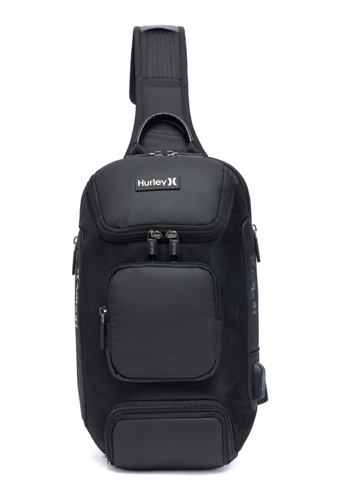 Shoulder Bag Com Saída USB Casual Passeio Bolsa Transversal
