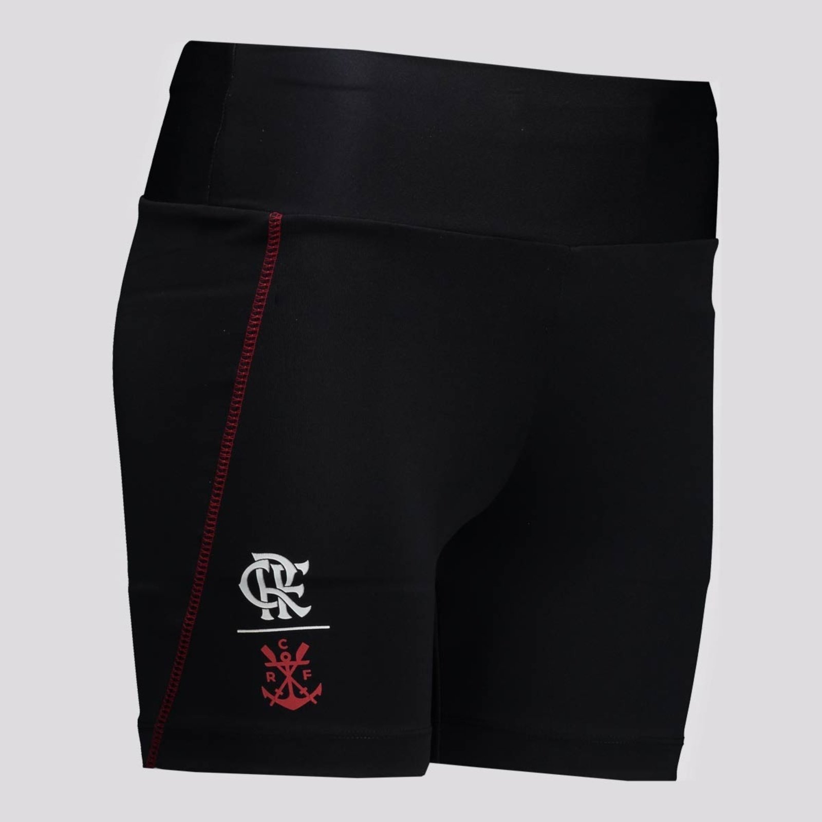 Bermuda Flamengo Viço Feminina Preta