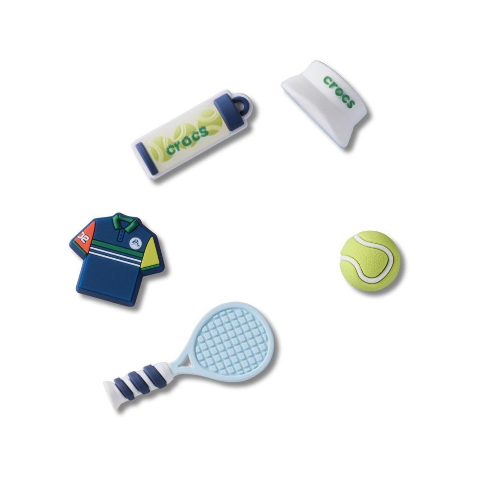 Infantil - Jibbitz™ Jogo de Tênis Pack Com 5 Peças Único Branco