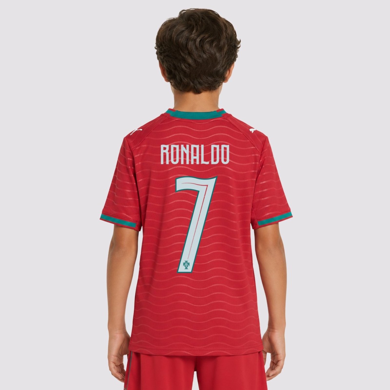Camisa Puma Portugal Home 2026 Juvenil 7 RONALDO