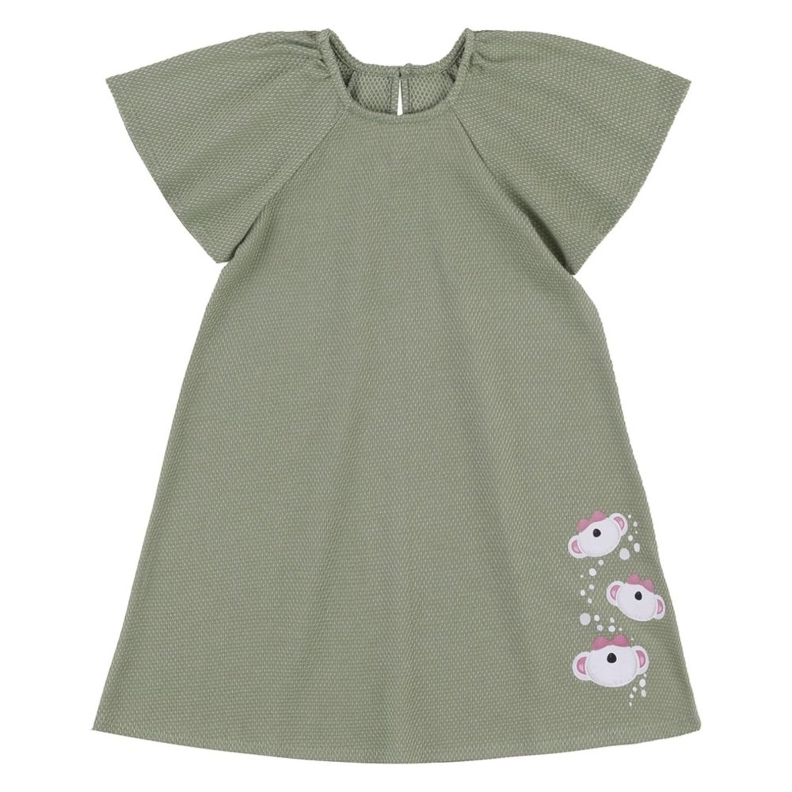 Infantil - Vestido Curto Colmeia Menina Lilica Ripilica