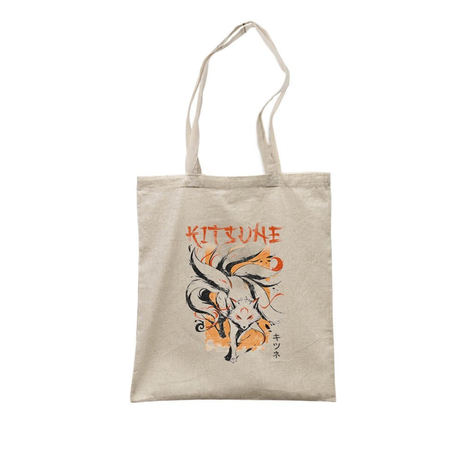 Ecobag Kitsune - Bege - Casual - Studio Geek