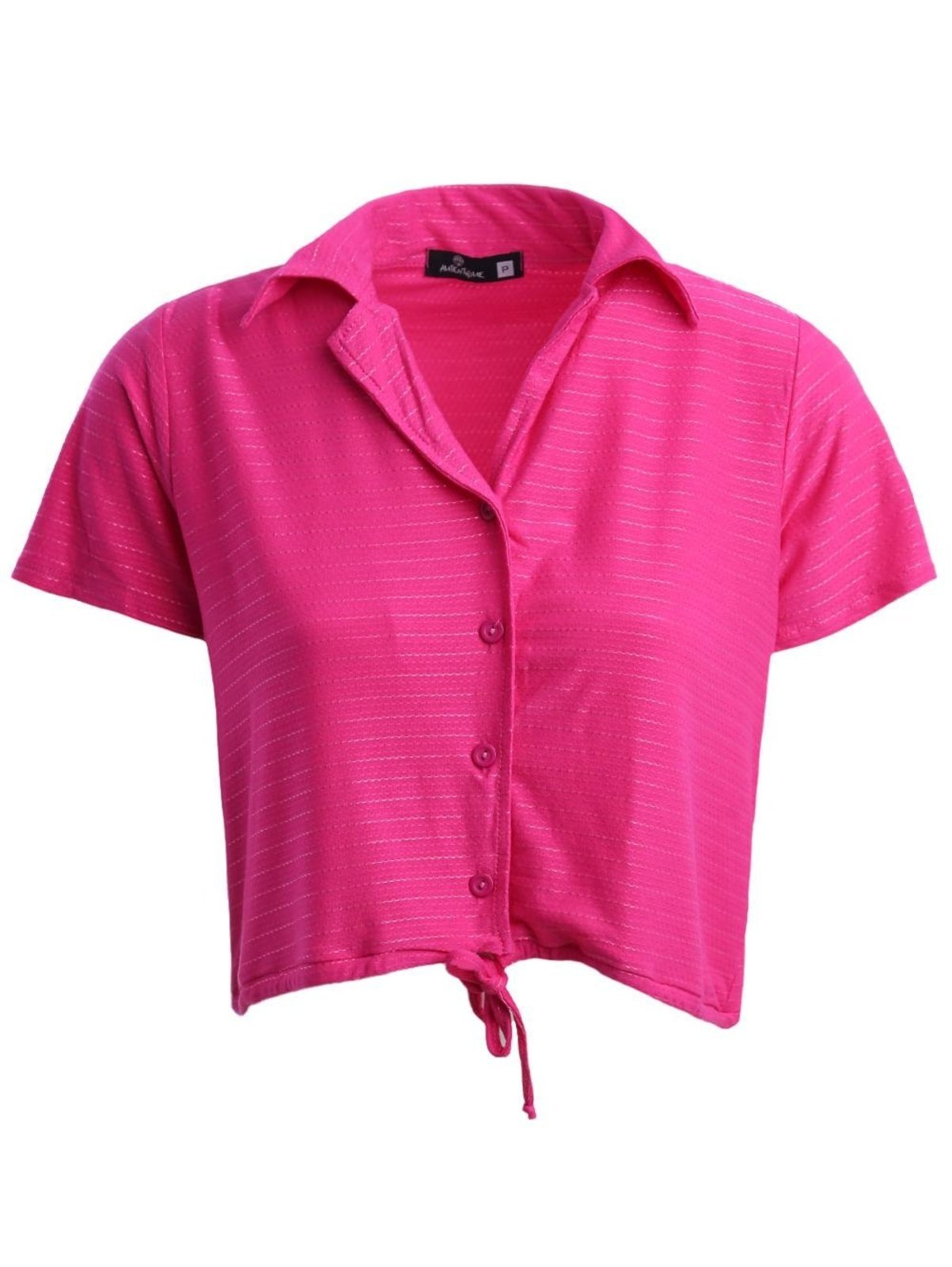 Vista 2 Camisa Cropped Autentique Feminina PINK rosa pink Autentique rosa pink
